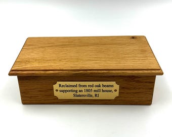 Ring Box - Reclaimed Red Oak - RB 34