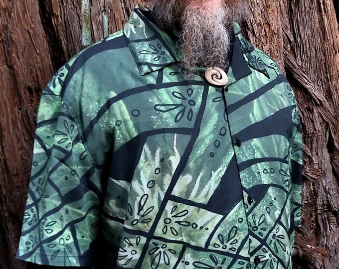 Humboldt, Button-up Shirt, Celtic Knot, Cannabis, Leaf, Mens Shirt, Leaves, S,M,L,XL,2XL,3XL,4XL,5XL, Button Shirt, Original Art, Hand Drawn