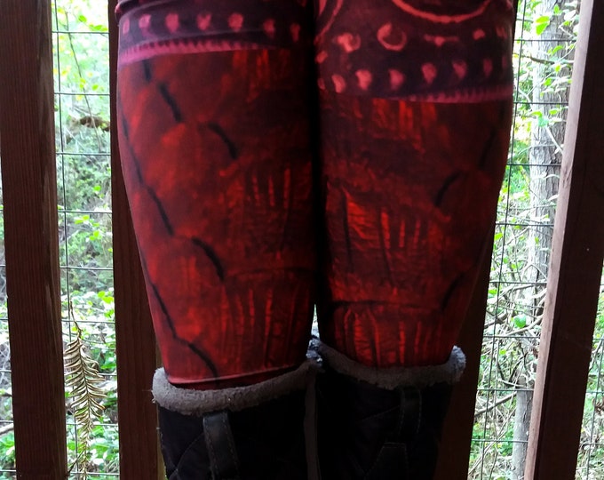 Rose Gold Red Dragon Armor Leggings, Filigree, Armor, LARP Armor, Fantasy, Cosplay, Costume, Dragon Scale, DnD, Medieval, Festival Leggings
