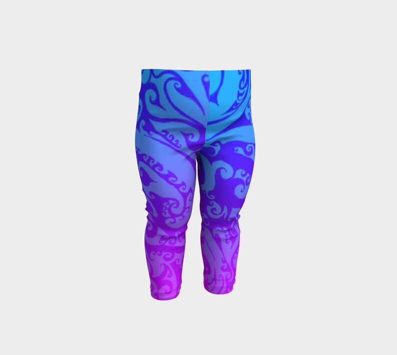 Pink Purple Blue Ombre 2T 12m 6m Baby Size 3T Baby Leggings Pants Katara/'s Favorite Celtic Spiral Swirl Original Art Festival