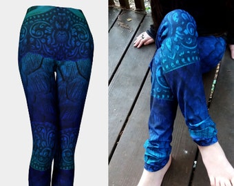 Deep Blue Dragon Armor Leggings, Filigree, Armor, LARP Armor, Fantasy, Cosplay, Costume, Dragon Scale, DnD, Medieval, Festival,Art Leggings