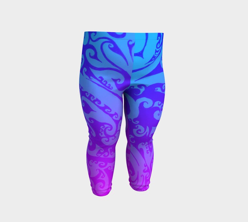 Pink Purple Blue Ombre 2T 12m 6m Baby Size 3T Baby Leggings Pants Katara/'s Favorite Celtic Spiral Swirl Original Art Festival