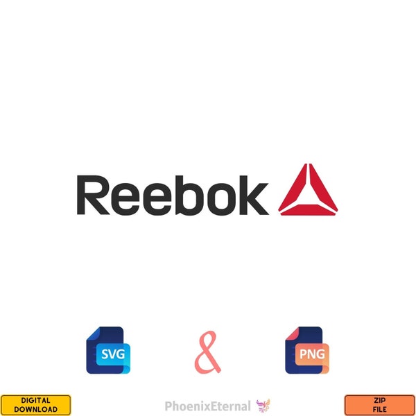 Reebok Svg&Png Digital Files Vector Print Stickers T-Shirt Shorts Sneakers Shoes Tracksuit  Hoodie Fashion Footwear Outfit Sneakers Footwear