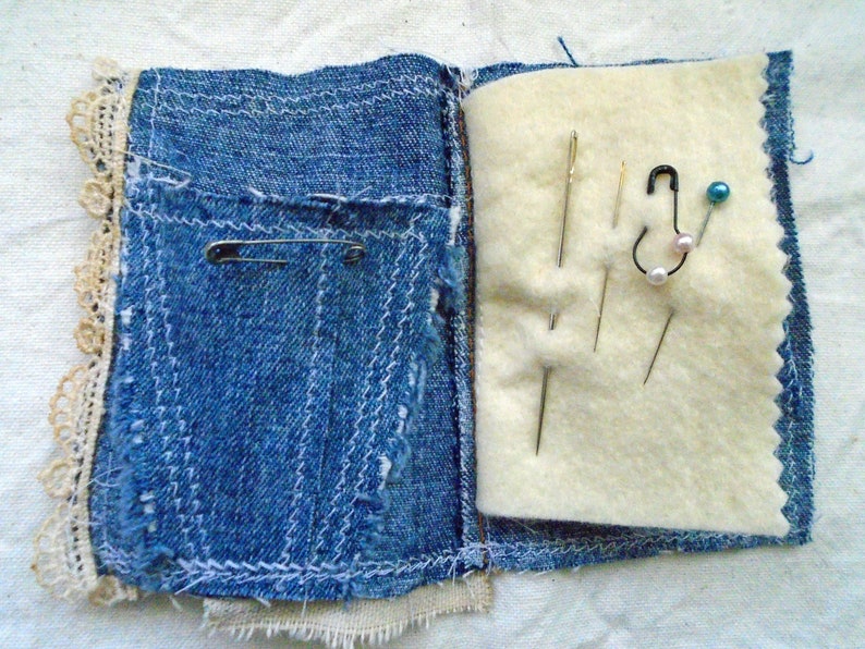 Denim Needle Book Etsy