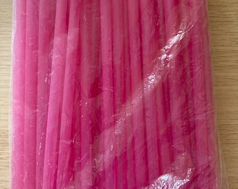 Cambio de color rosa, pajita de plástico reutilizable, pajita ecológica