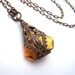 Amber Deco Bauble Necklace