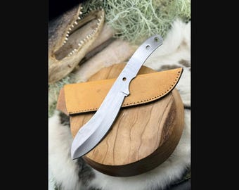 Bladesmith Style Sampler - 5 Knife Blade Blanks, Assorted Styles, 440C Stainless Maker Supply