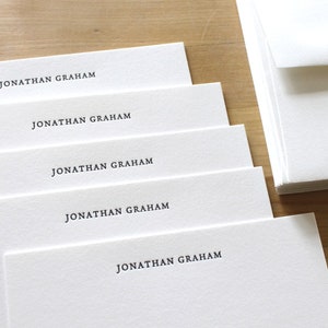 Custom Letterpress Stationery – Traditional Personalized Note Cards for Gifts & Clients