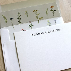 Wedding Stationery - Letterpress Wedding Thank You Cards - Wedding Registry