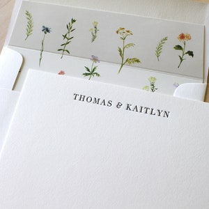 Wedding Stationery - Letterpress Wedding Thank You Cards - Wedding Registry