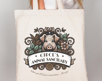Circe's Animal Sanctuary Tote Bag: Greek Mythology Gift