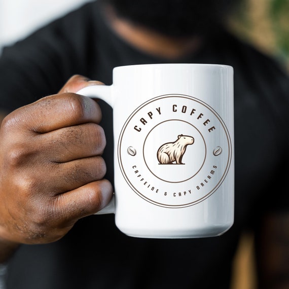 Capybara Coffee Shop Mug: Cozy Ceramic Mug, Capy Dreams