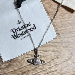 Pendentif Vivienne Westwood argenté mode pour femmes Collier pour femmes collier image 5