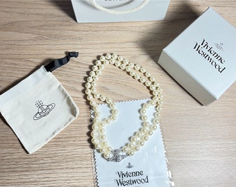 Vivienne Westwood Graziella Pearl chocker  - Collier - Collier pour femmes - collier en perles - collier - mode femme