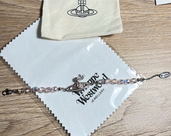 Bracelet vivienne Westwood en perles rose - Bijoux rose - Mode femmes - Bracelet