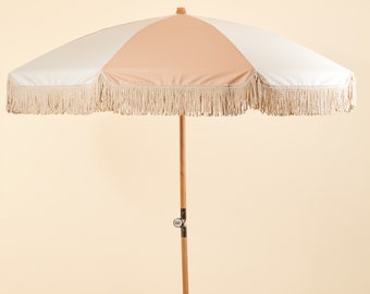 Vintage & retro design umbrella // CREAMY WHITE