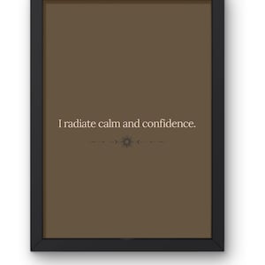 Printable Affirmation Wall Art Set- 6 Positive Quotes for Mental Health, Self-Love, Minimalist Decor, Digital Download,