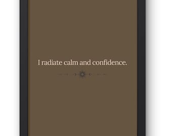 Affirmation Wall Art Set – Minimalist Positive Quotes (Digital Download)