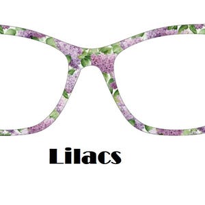Lilac Metal Magnetic Eyewear Toppers
