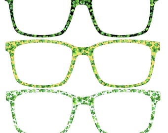 Shamrock Metal Magnetic Eyewear Toppers