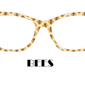 Bees Magnetic Eyewear Toppers