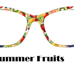 Summer Fruits Metal Magnetic Eyewear Toppers