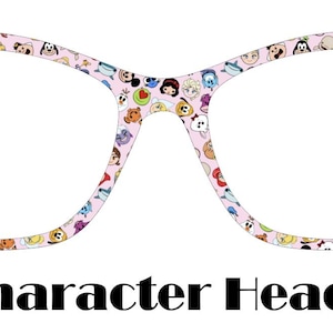 Character Heads Metal Magnetic Eyewear Toppers