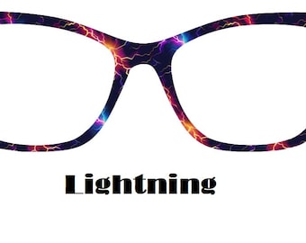 Lightning Metal Magnetic Eyewear Toppers