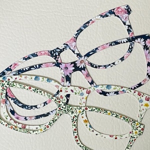 Floral Metal Magnetic Eyewear Toppers