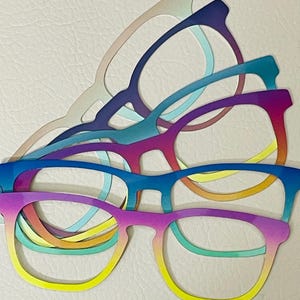 Ombre Metal Magnetic Eyewear Toppers