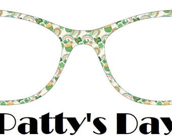 Patty's Day Metal Magnetic Eyewear Toppers