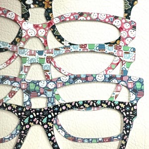 Cozy Winter Metal Magnetic Eyewear Toppers