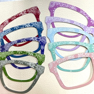 Falling Snow Magnetic Eyewear Toppers