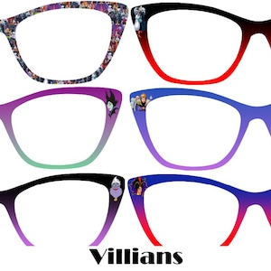 Villians Metal Magnetic Eyewear Toppers