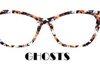 Ghosts Metal Magnetic Eyewear Toppers