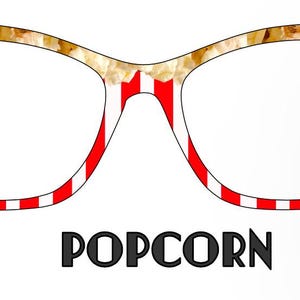 Popcorn Metal Magnetic Eyewear Toppers