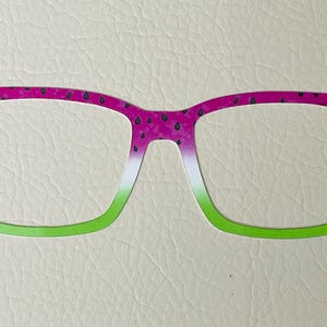 Watermelon Metal Magnetic Eyewear Toppers