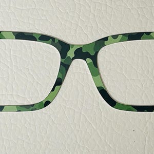 Camo Metal Magnetic Eyewear Toppers