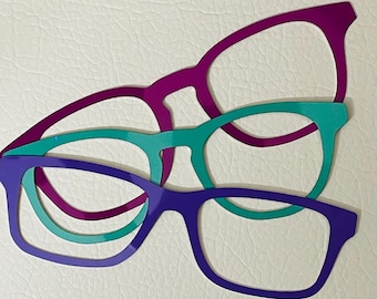 Solid Color Metal Magnetic Eyewear Toppers