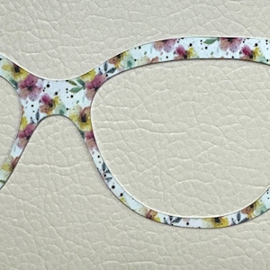 Tropical Floral Metal Magnetic Eyewear Toppers