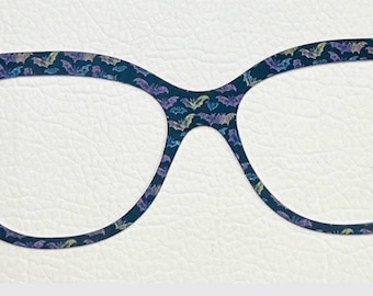 Neon Bats Metal Magnetic Eyewear Toppers