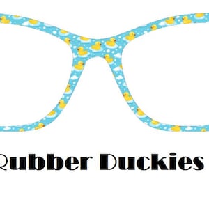 Rubber Duckies Metal Magnetic Eyewear Toppers