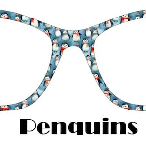 Pinguin-Metall-Magnet-Eyewear Toppers
