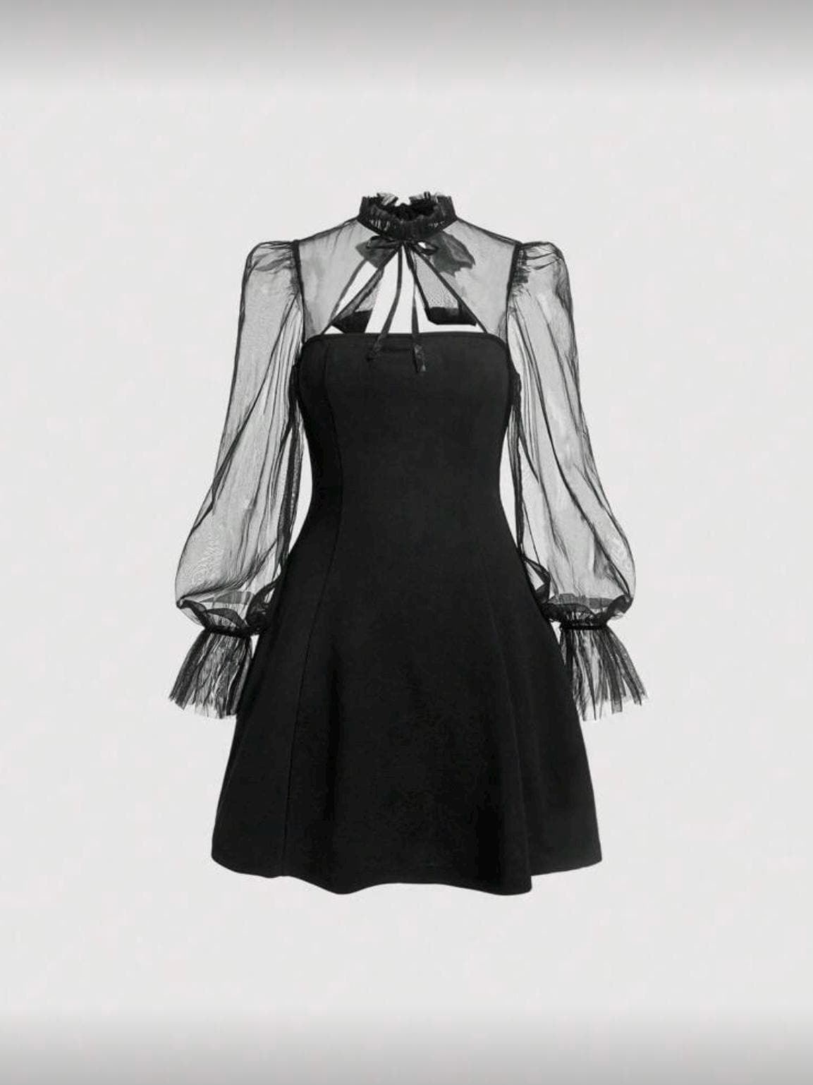 feng shui mini dress black Sweet Talk Embellished Mini Dress Black main image 0