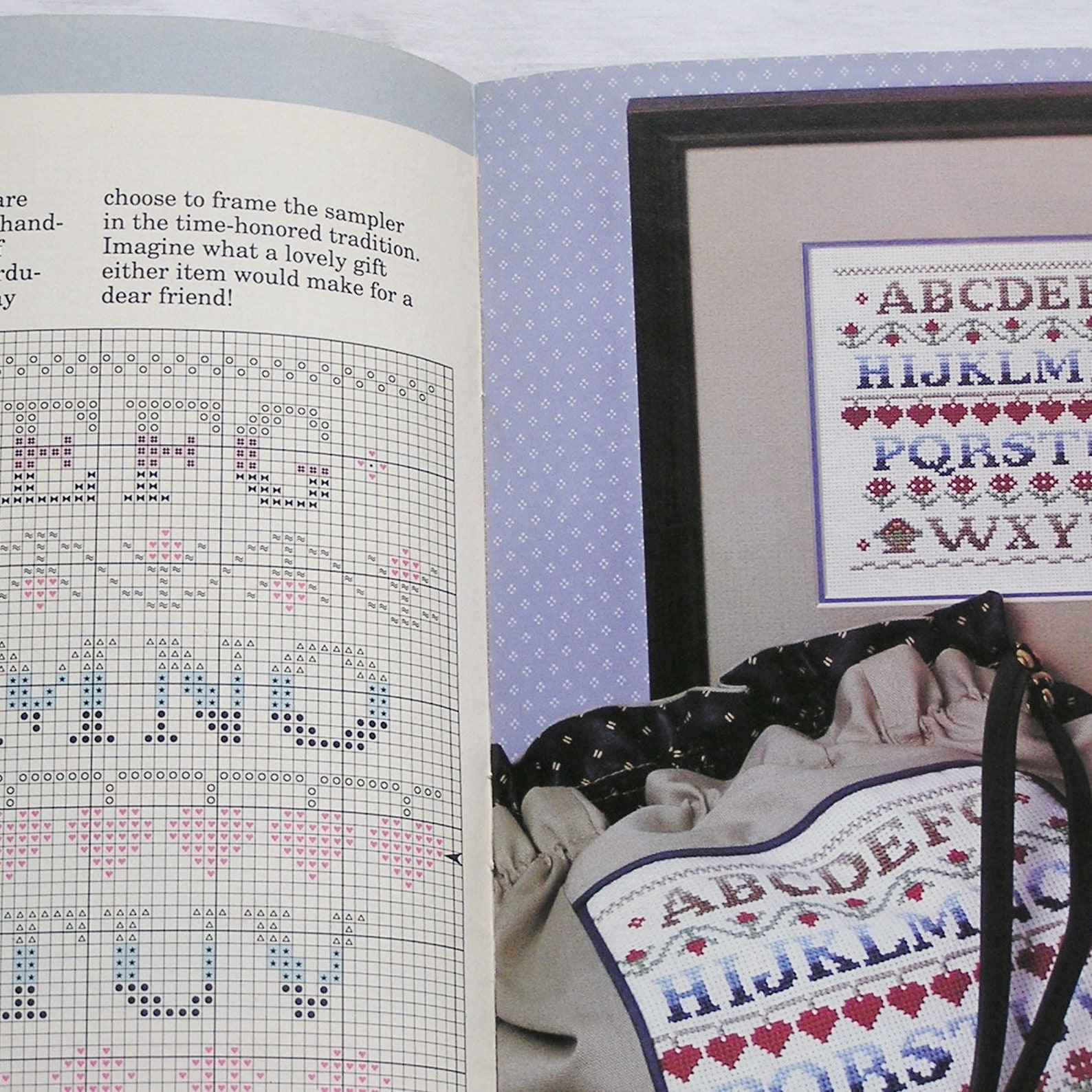 Vintage Cross Stitch Pattern Book Craftways CrossQuick Etsy