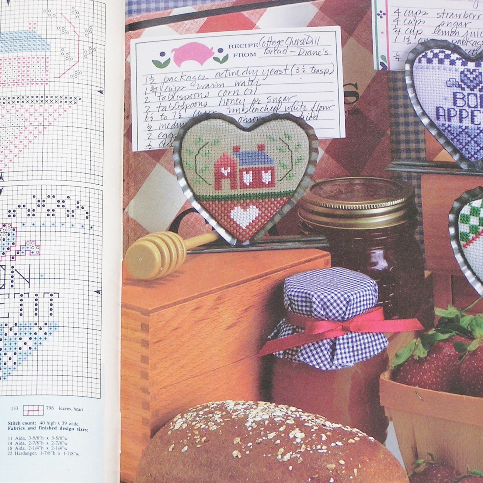 Vintage Cross Stitch Pattern Book Craftways CrossQuick Etsy