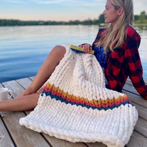 Large Knit Blanket Etsy Singapore