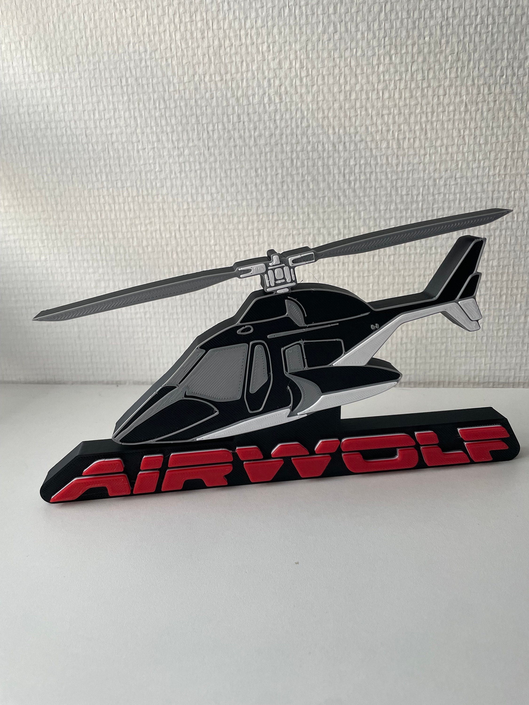 Maquette Airwolf (Supercopter) - AMC - Échelle 1/72 - Neuf