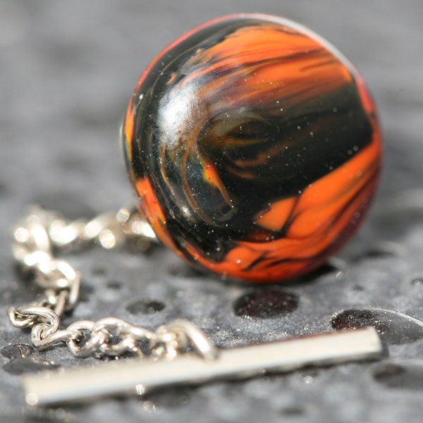 Fused Glass Tie Tack No. 4001