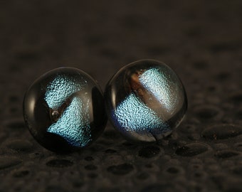 Fused Glass Post Earrings No. 201